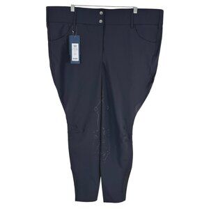 PS Of Sweden Curvy‎ Jewel Breeches Riding Tights Size EU 50 Black NWT PT-2576